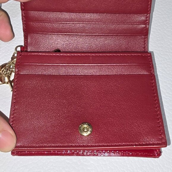 Dior Mini Lady Dior Gardenia Wallet - Picture 6 of 12